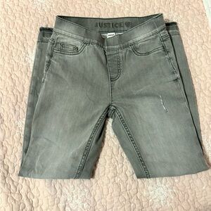 Justice Charcoal Girl’s Jeggings sz 12